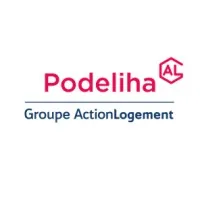 Voici le logo de la marque PODELIHA - ENTREPRISE SOCIALE POUR L'HABITAT - SOCIETE ANONYME D'HABITATIONS A LOYER MODERE qui représente son identité graphique.