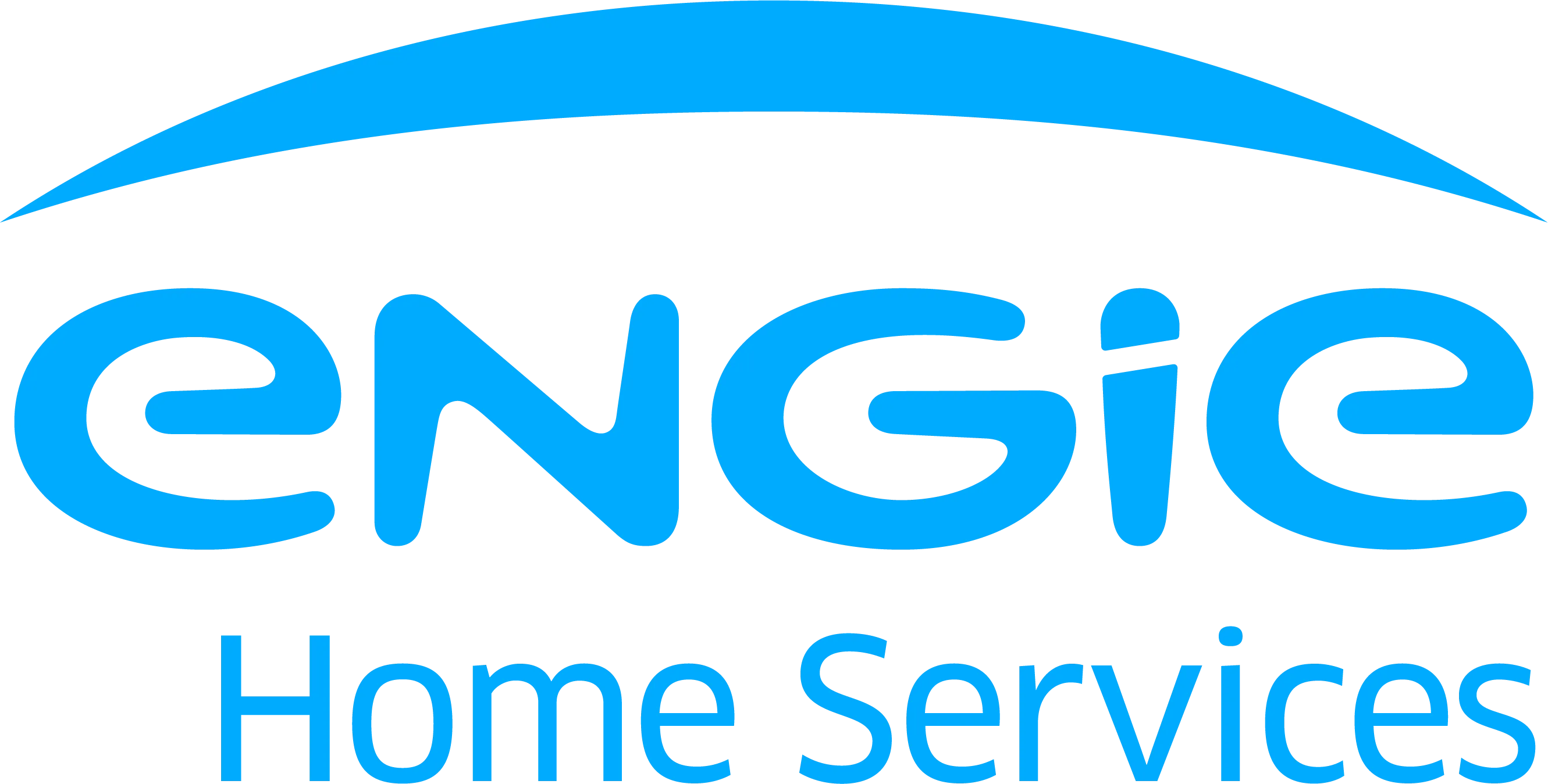 Voici le logo de la marque ENGIE HOME SERVICES qui représente son identité graphique.