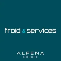 Voici le logo de la marque FROID&SERVICES MEDITERRANEE qui représente son identité graphique.