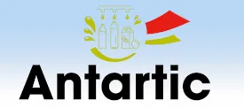 Voici le logo de la marque ANTARTIC qui représente son identité graphique.