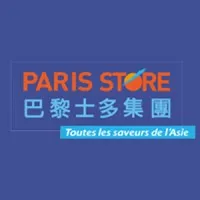 Voici le logo de la marque PARIS STORE qui représente son identité graphique.