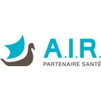 Voici le logo de la marque A.I.R. PARTENAIRE SANTE qui représente son identité graphique.