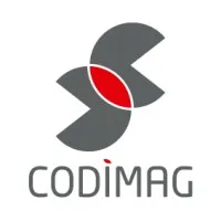 Voici le logo de la marque CODIMAG qui représente son identité graphique.