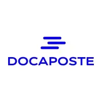 Voici le logo de la marque DOCAPOSTE BPO qui représente son identité graphique.