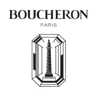 Voici le logo de la marque BOUCHERON qui représente son identité graphique.