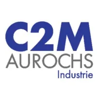 Voici le logo de la marque C2M AUROCHS INDUSTRIE qui représente son identité graphique.