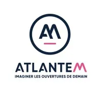 Voici le logo de la marque ATLANTEM INDUSTRIES qui représente son identité graphique.
