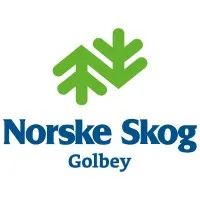 Voici le logo de la marque NORSKE SKOG GOLBEY qui représente son identité graphique.