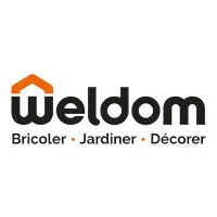 Voici le logo de la marque WELDOM qui représente son identité graphique.