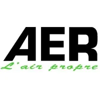 Voici le logo de la marque AER qui représente son identité graphique.