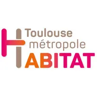 Voici le logo de la marque TOULOUSE METROPOLE HABITAT qui représente son identité graphique.