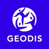 Voici le logo de la marque GEODIS INTERSERVICES qui représente son identité graphique.