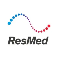 Voici le logo de la marque RESMED SA qui représente son identité graphique.