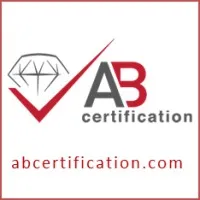 Voici le logo de la marque AB CERTIFICATION qui représente son identité graphique.