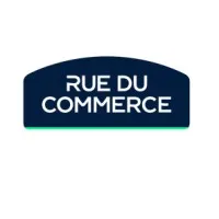 Voici le logo de la marque RUE DU COMMERCE qui représente son identité graphique.