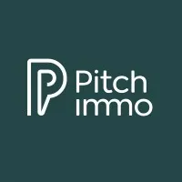 Voici le logo de la marque PITCH IMMO qui représente son identité graphique.
