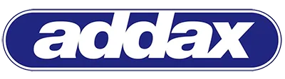 Voici le logo de la marque ADDAX qui représente son identité graphique.