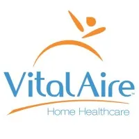Voici le logo de la marque VITALAIRE qui représente son identité graphique.