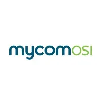 Voici le logo de la marque MYCOM FRANCE qui représente son identité graphique.