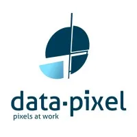 Voici le logo de la marque DATA PIXEL qui représente son identité graphique.