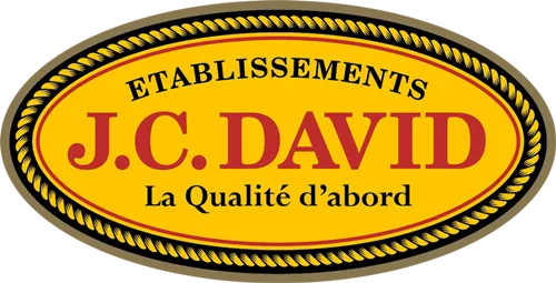 Voici le logo de la marque ETABLISSEMENTS JC DAVID qui représente son identité graphique.