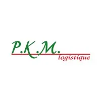 Voici le logo de la marque P K M LOGISTIQUE qui représente son identité graphique.