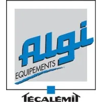 Voici le logo de la marque ALGI EQUIPEMENTS qui représente son identité graphique.