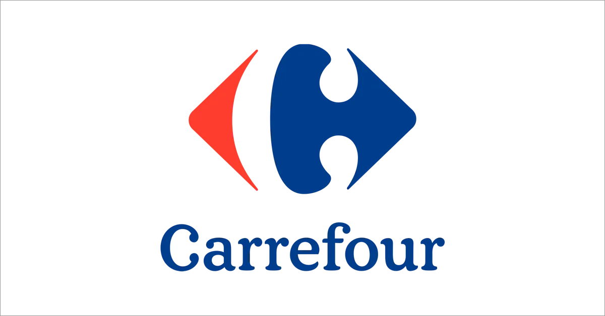 Voici le logo de la marque CARREFOUR STATIONS SERVICE qui représente son identité graphique.