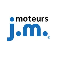 Voici le logo de la marque MOTEURS J.M. qui représente son identité graphique.