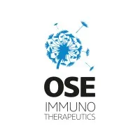 Voici le logo de la marque OSE IMMUNOTHERAPEUTICS qui représente son identité graphique.