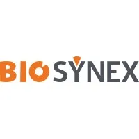 Voici le logo de la marque BIOSYNEX qui représente son identité graphique.