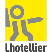 Voici le logo de la marque LHOTELLIER BATIMENT qui représente son identité graphique.