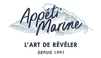 Voici le logo de la marque APPETI' MARINE qui représente son identité graphique.