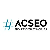 Voici le logo de la marque ACSEO qui représente son identité graphique.