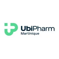 Voici le logo de la marque UBIPHARM - MARTINIQUE qui représente son identité graphique.