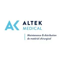 Voici le logo de la marque ALTEK MEDICAL qui représente son identité graphique.