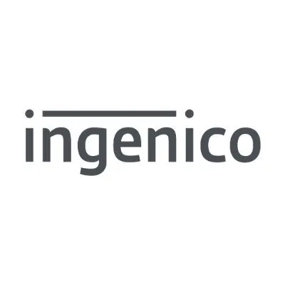 Voici le logo de la marque INGENICO TERMINALS qui représente son identité graphique.