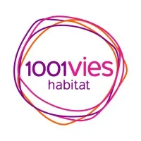Voici le logo de la marque 1001 VIES HABITAT qui représente son identité graphique.