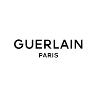 Voici le logo de la marque GUERLAIN qui représente son identité graphique.