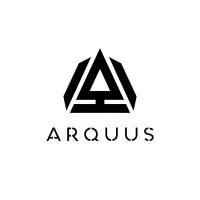 Voici le logo de la marque ARQUUS qui représente son identité graphique.