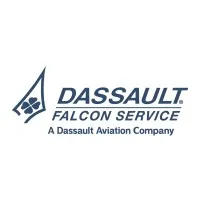 Voici le logo de la marque DASSAULT FALCON SERVICE qui représente son identité graphique.