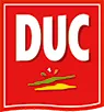 Voici le logo de la marque DUC qui représente son identité graphique.
