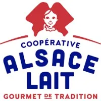 Voici le logo de la marque LAITERIE COOPERAT ALSACIENNE ALSACE LAIT qui représente son identité graphique.