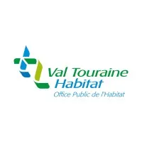Voici le logo de la marque VAL TOURAINE HABITAT qui représente son identité graphique.