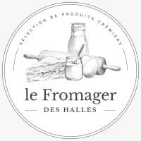 Voici le logo de la marque LE FROMAGER DES HALLES qui représente son identité graphique.