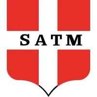 Voici le logo de la marque SATM qui représente son identité graphique.