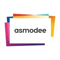 Voici le logo de la marque ASMODEE FRANCE qui représente son identité graphique.