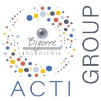 Voici le logo de la marque ACTI GROUP - BIGORRE INGENIERIE qui représente son identité graphique.
