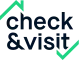 Voici le logo de la marque CHECK & VISIT qui représente son identité graphique.
