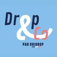 Voici le logo de la marque OUIDROP qui représente son identité graphique.